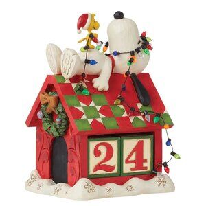 Enesco Jim Shore Peanuts Snoopy's Countdown Calendar